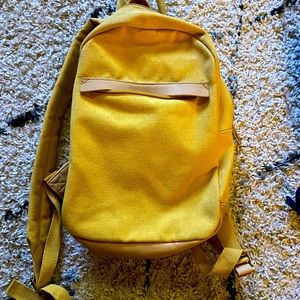 Small yellow backpack